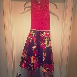 Beautiful speechless high low dress.